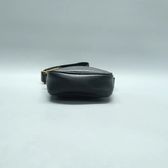 GUCCI Print Black Leather Shoulder Bag 801-012125 - Picture 4 of 12